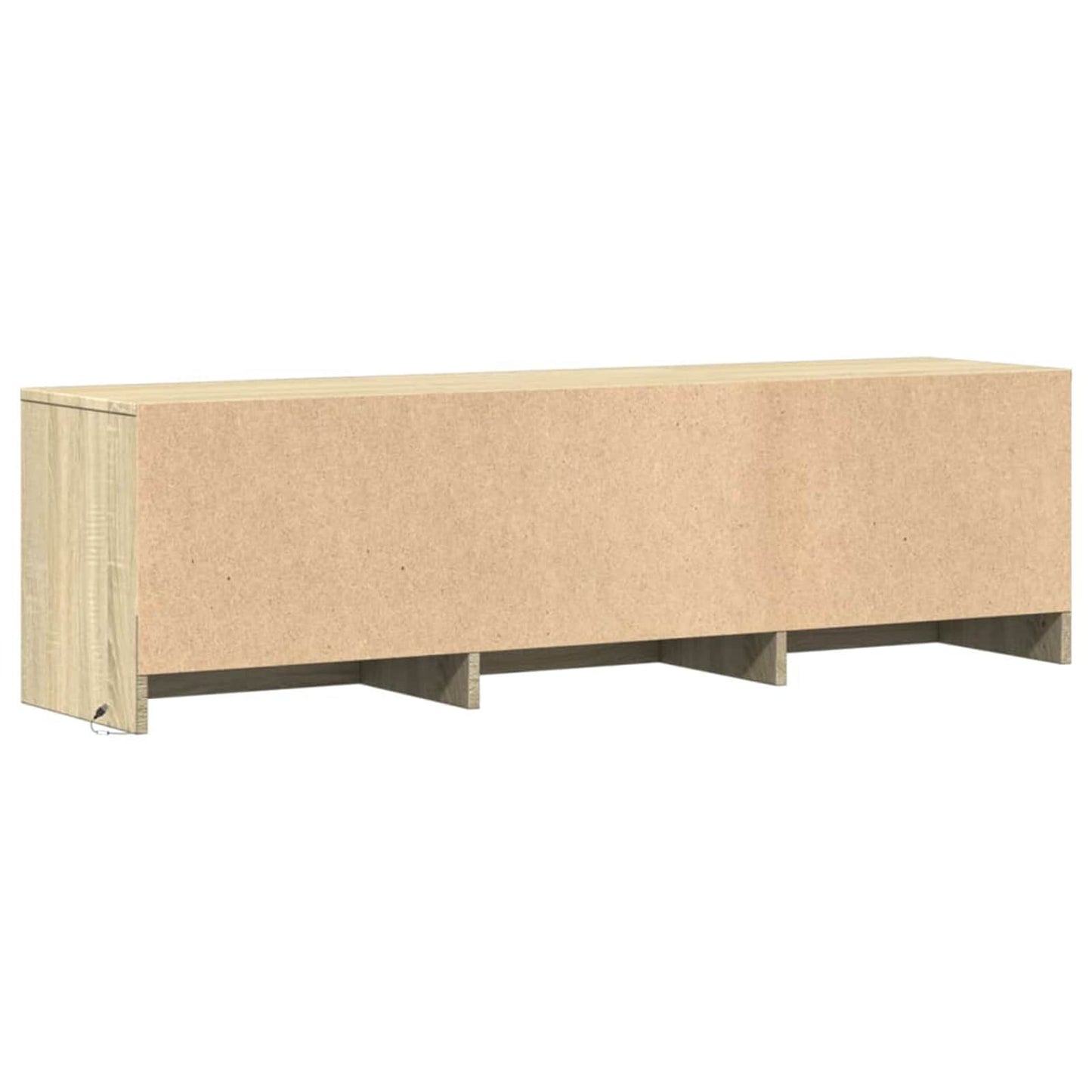 vidaXL Ντουλάπι TV με led Σονόμα 140 x 34 x 40 εκ Επεξεργασμένο ξύλο