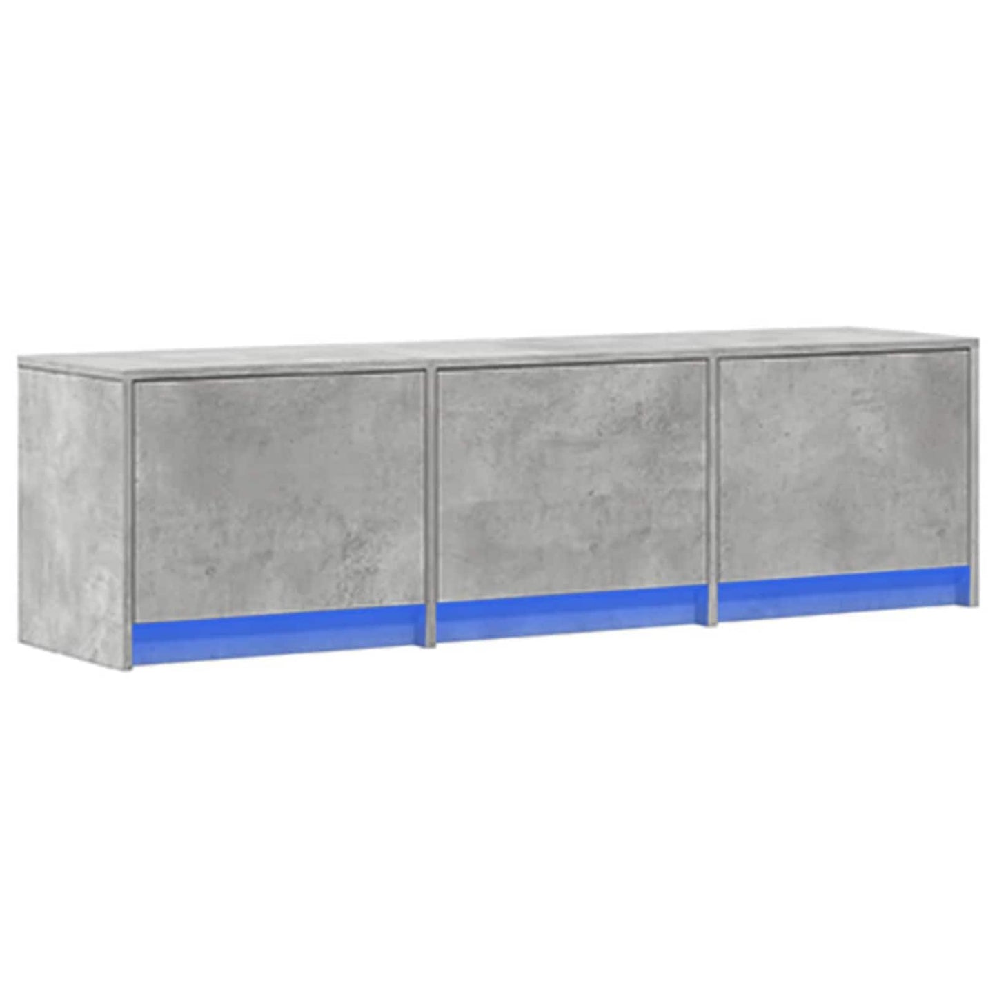 vidaXL Ντουλάπι TV Σκυρόδεμα 140 x 34 x 40 εκ Επεξεργασμένο ξύλο