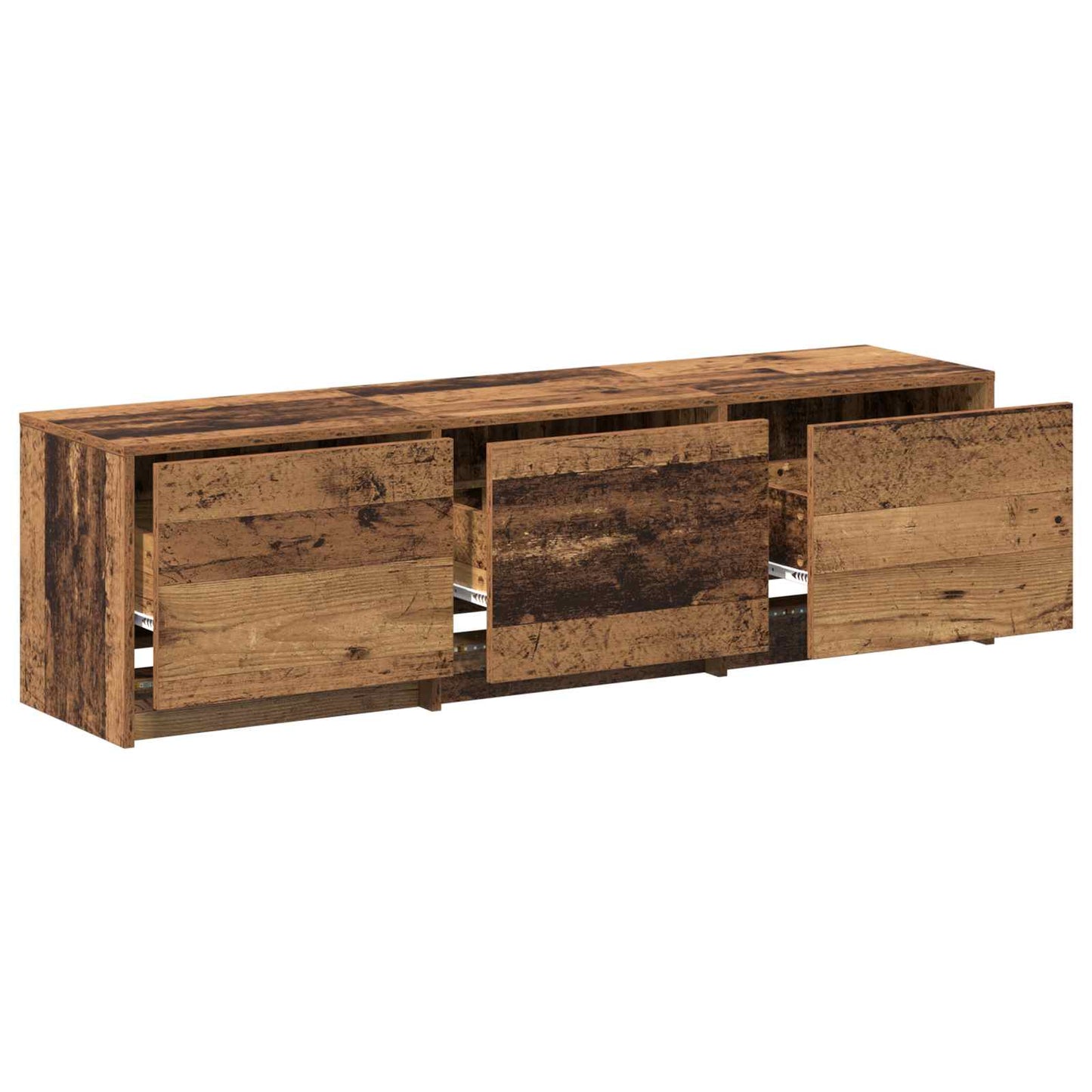 vidaXL Ντουλάπι TV 140 x 34 x 40 εκ Παλιό ξύλο Επεξεργασμένο ξύλο