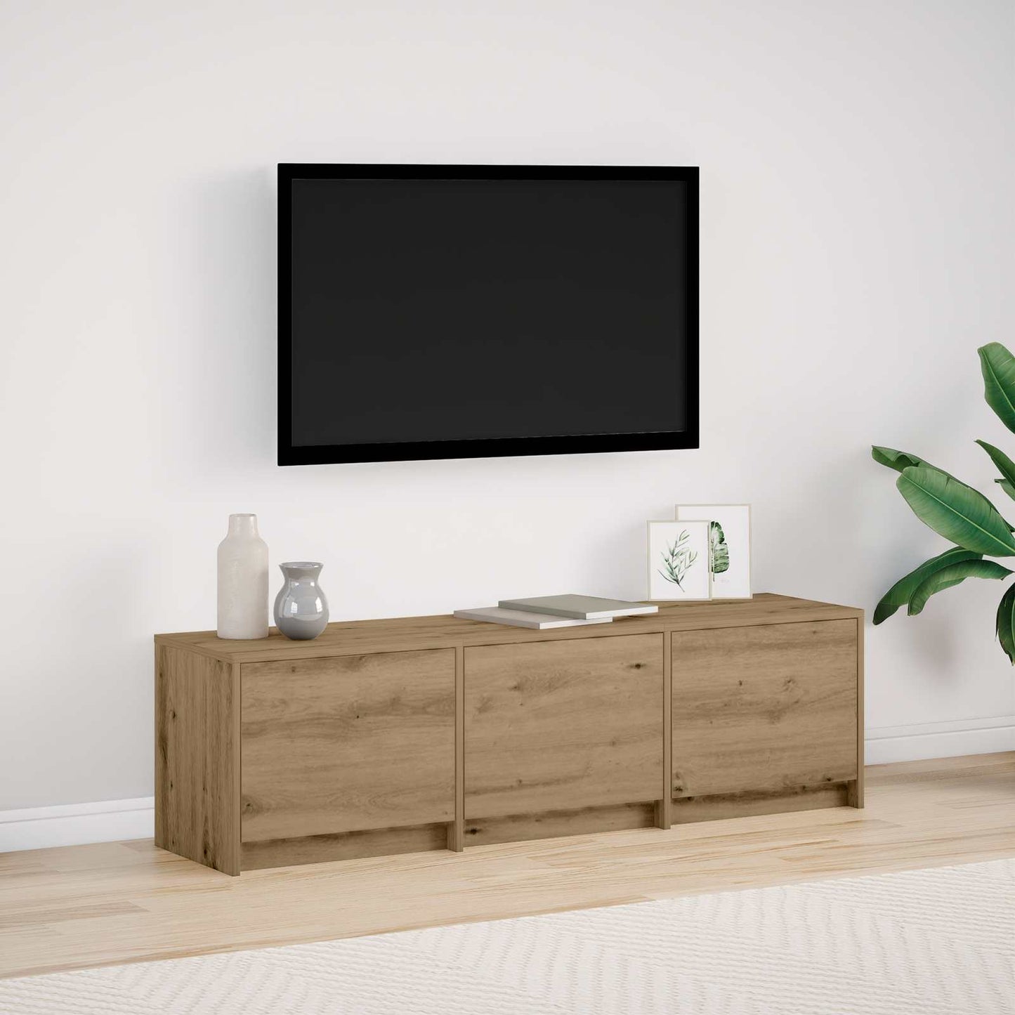 vidaXL Ντουλάπι TV Artisan Oak 140 x 34 x 40 εκ Επεξεργασμένο ξύλο