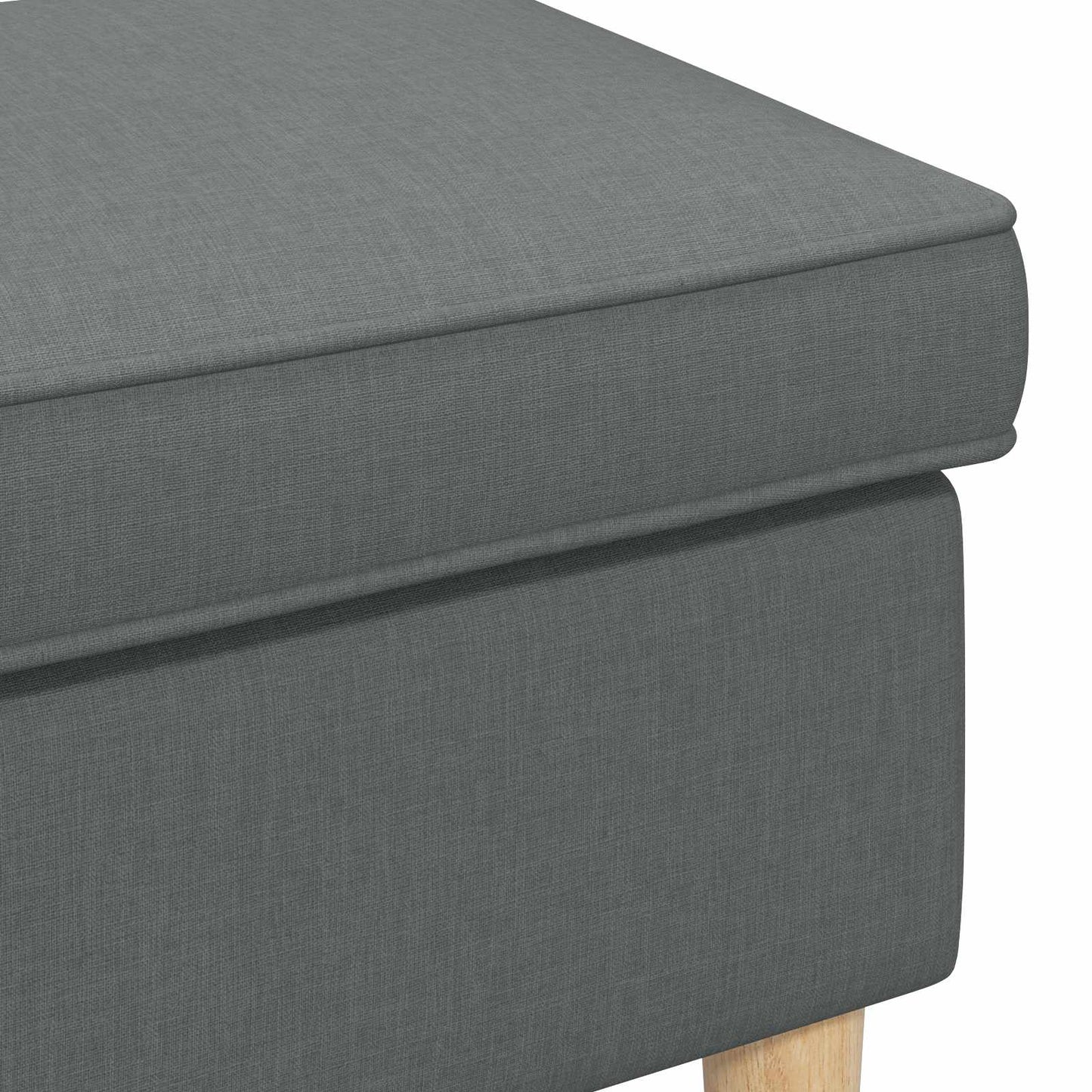 vidaXL Πολυθρόνα Ποδιών Σκούρο Γκρι 55 x 35 x 41 εκ