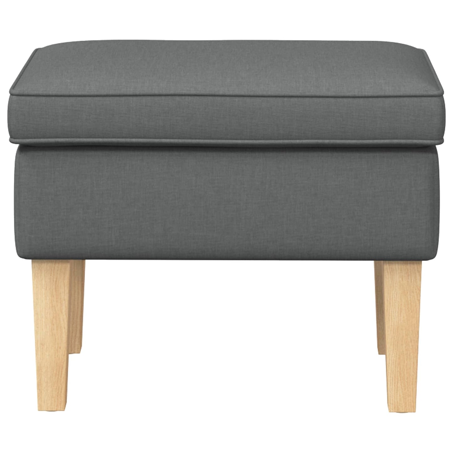 vidaXL Πολυθρόνα Ποδιών Σκούρο Γκρι 55 x 35 x 41 εκ Ύφασμα