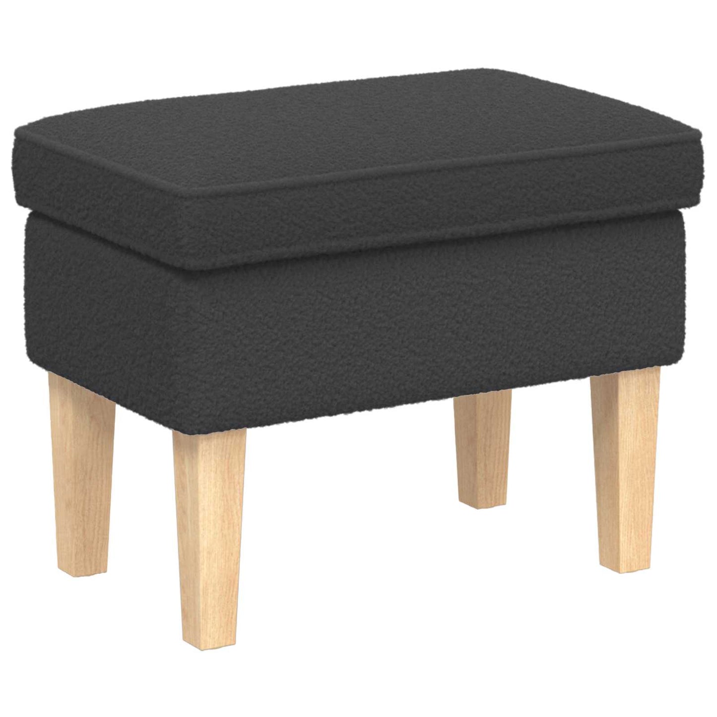 vidaXL Πολυθρόνα Ποδιών Σκούρο Γκρι 55 x 35 x 41 εκ Μπουκλέ