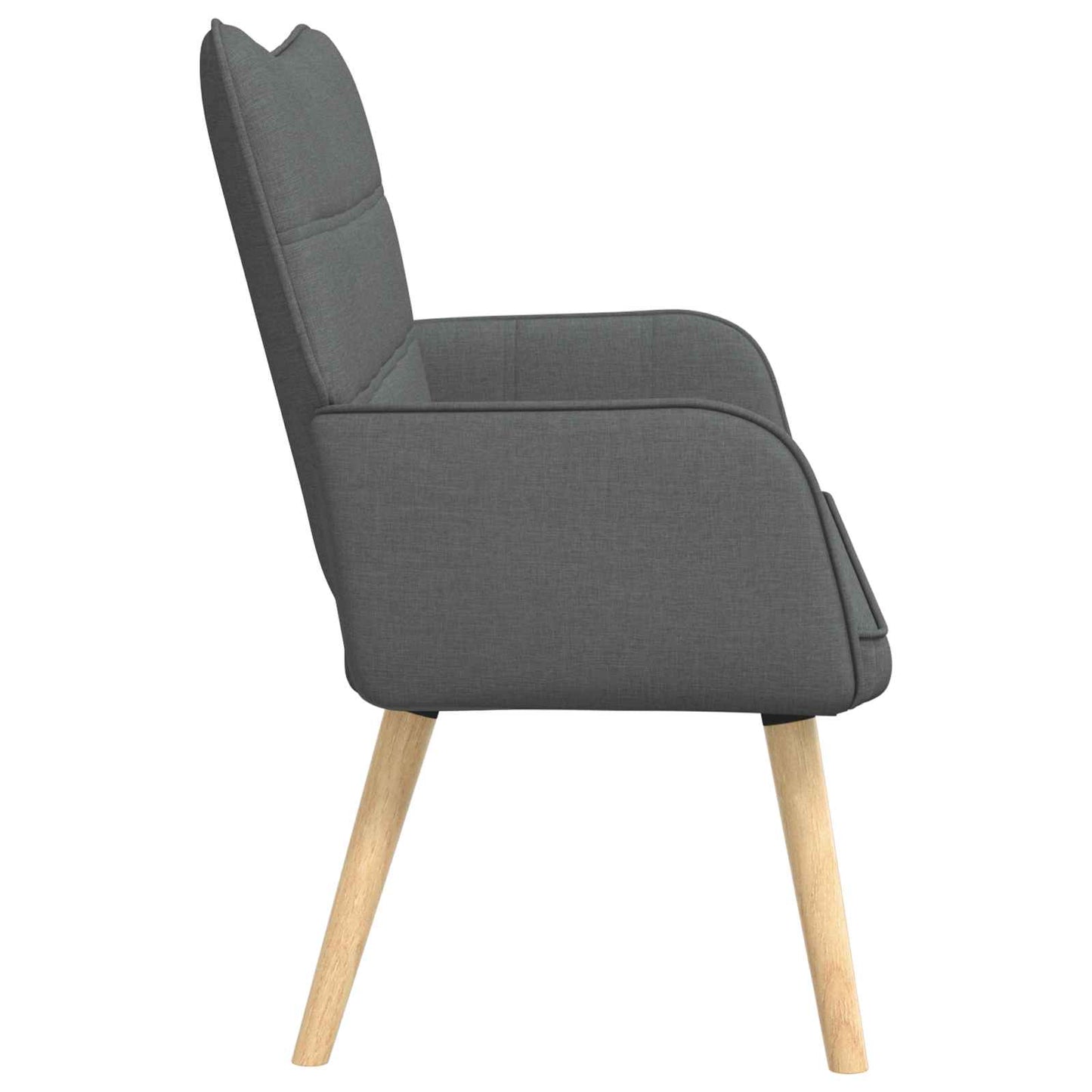 vidaXL Διθέσιος Καναπές Σκούρο Γκρι 115 x 61 x 87 εκ. ύφασμα