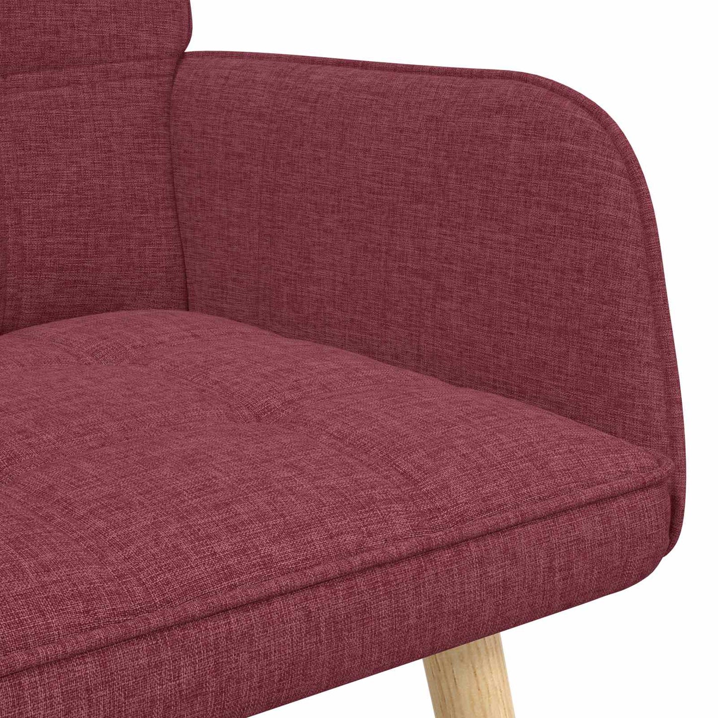vidaXL Καναπές 2 ατόμων Κόκκινο 115 x 61 x 87 εκ. Ύφασμα