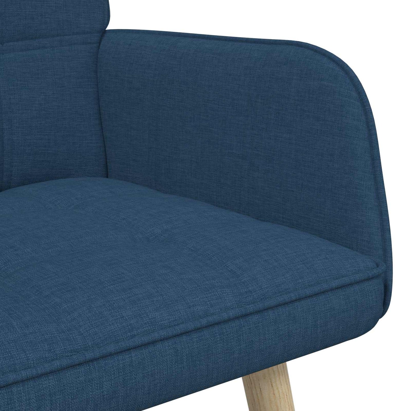vidaXL Καναπές 2 ατόμων Μπλε 115 x 61 x 87 εκ. Ύφασμα