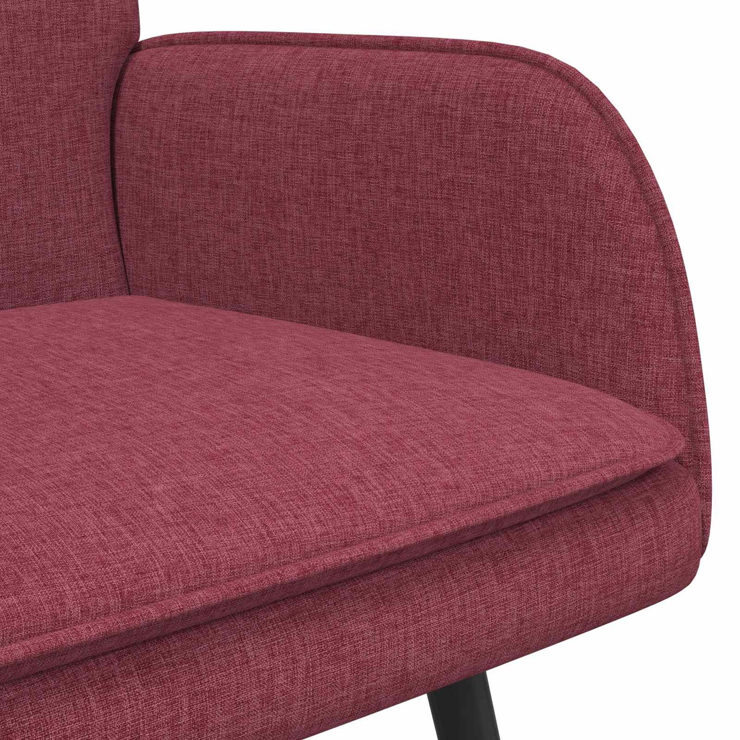 vidaXL Καναπές 2 ατόμων Κόκκινο 115 x 61 x 87 εκ. Ύφασμα