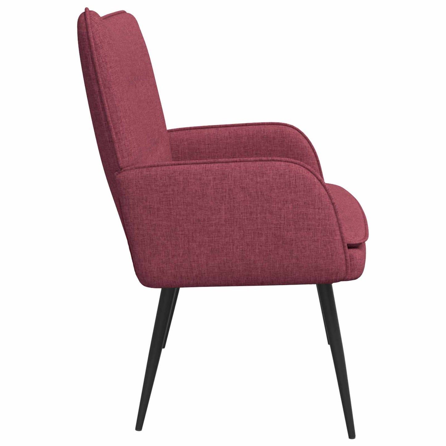 vidaXL Καναπές 2 ατόμων Κόκκινο 115 x 61 x 87 εκ. Ύφασμα