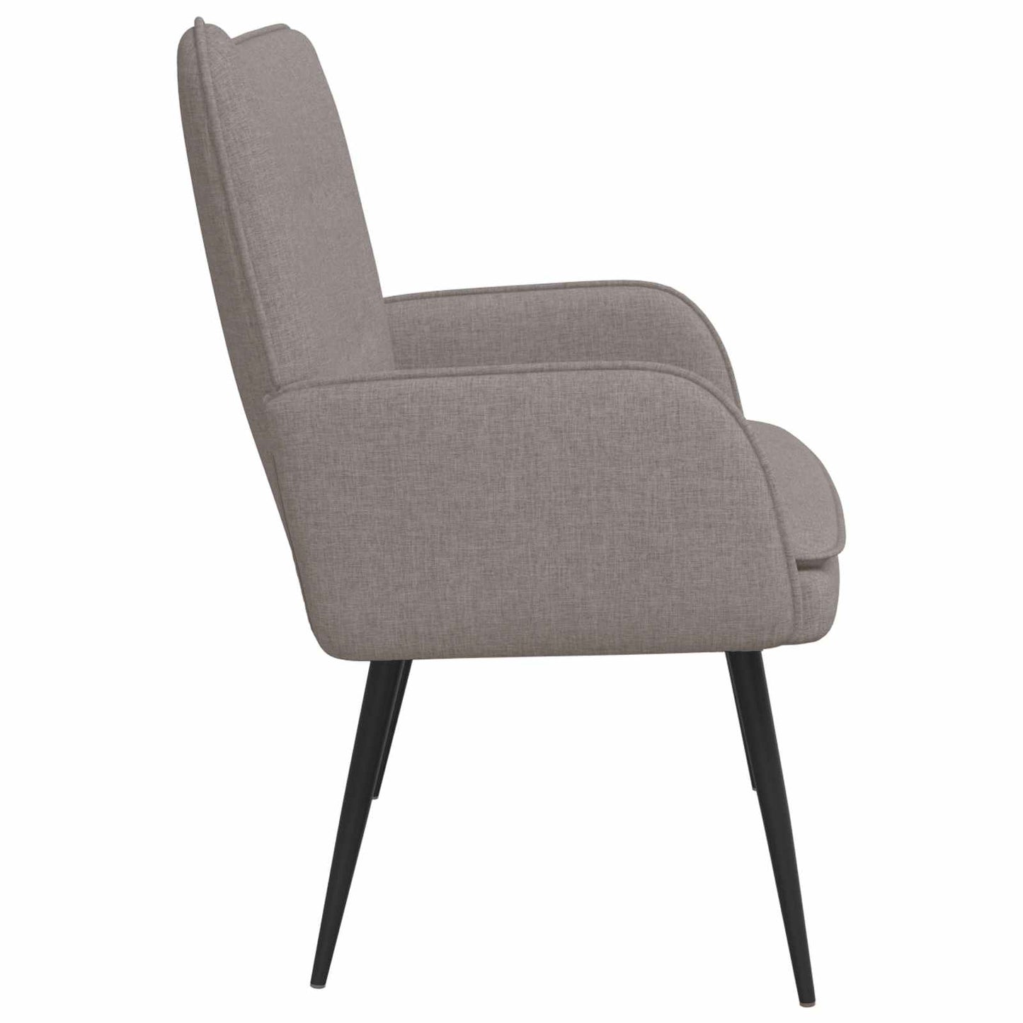 vidaXL Καναπές 2 ατόμων Taupe 115 x 61 x 87 εκ. Ύφασμα