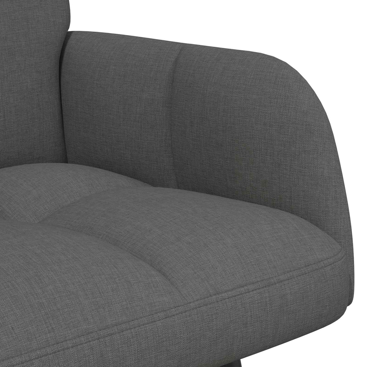 vidaXL Διθέσιος Καναπές Σκούρο Γκρι 115 x 61 x 87 εκ. ύφασμα