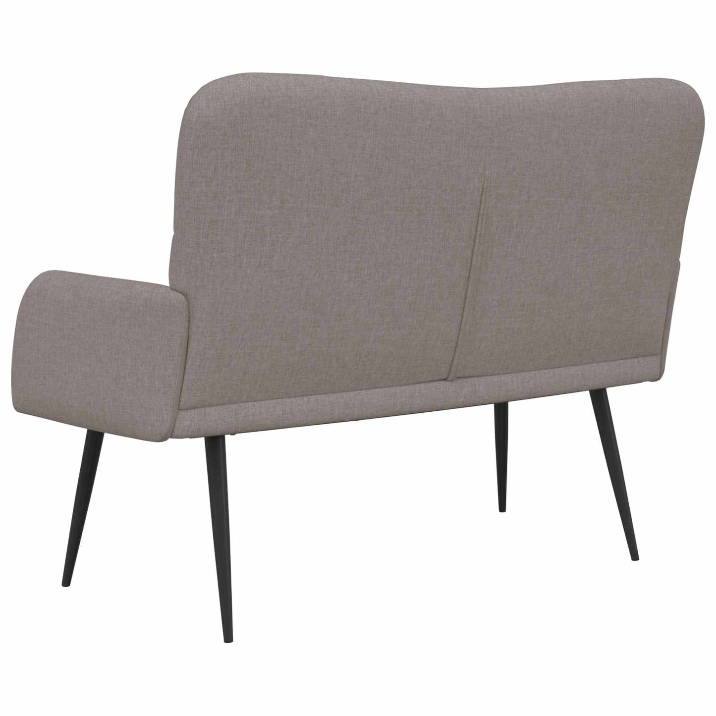 vidaXL Διθέσιος Καναπές Taupe 115 x 61 x 87 εκ. ύφασμα