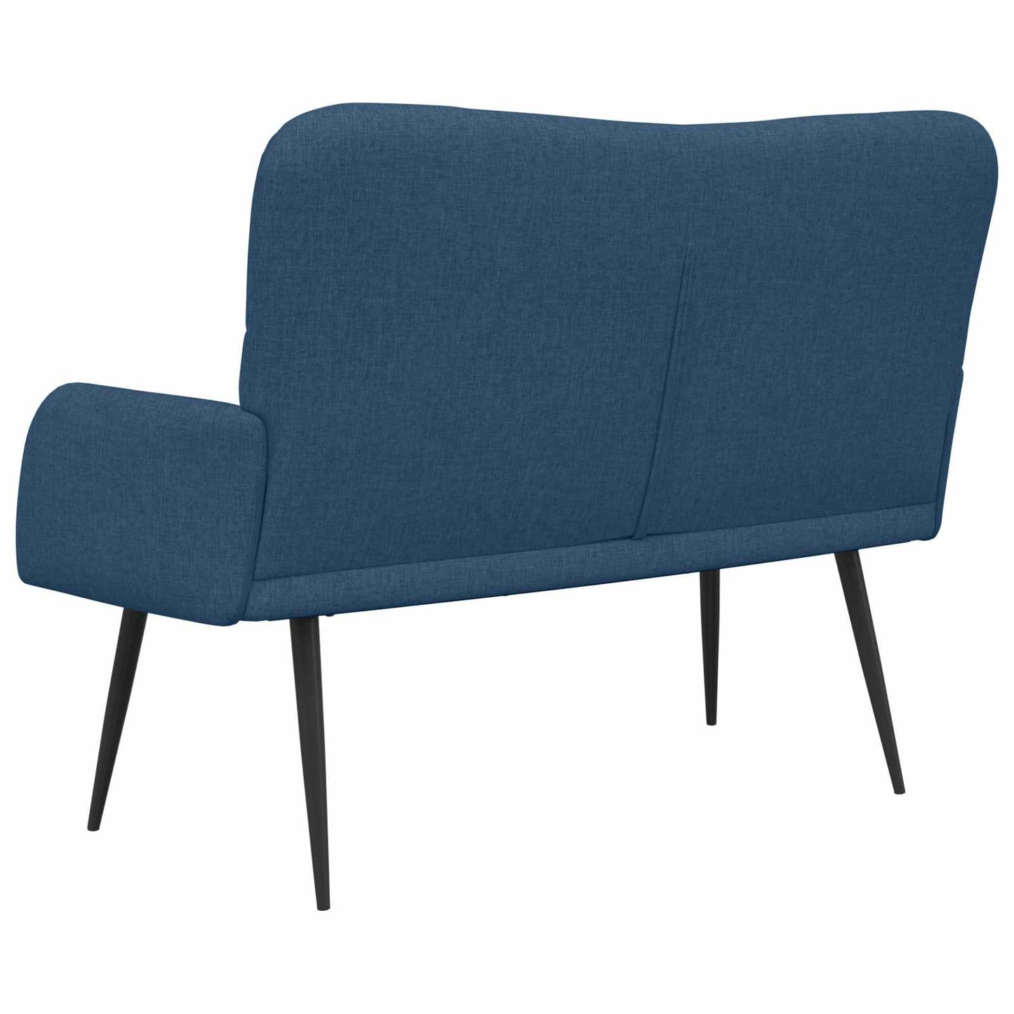 vidaXL Καναπές 2 ατόμων Μπλε 115 x 61 x 87 εκ. Ύφασμα