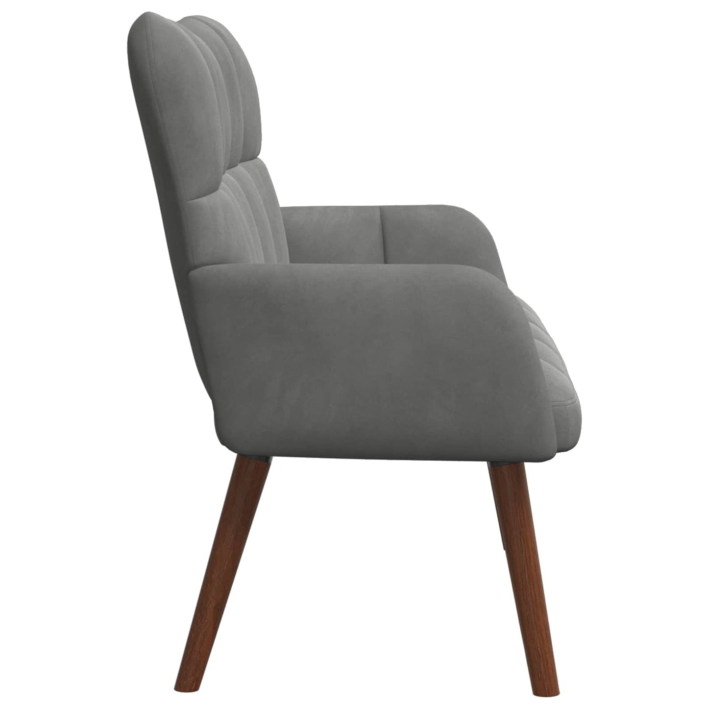 vidaXL Διθέσιος Καναπές Σκούρο Γκρι 115 x 61 x 87 εκ. Βελούδο