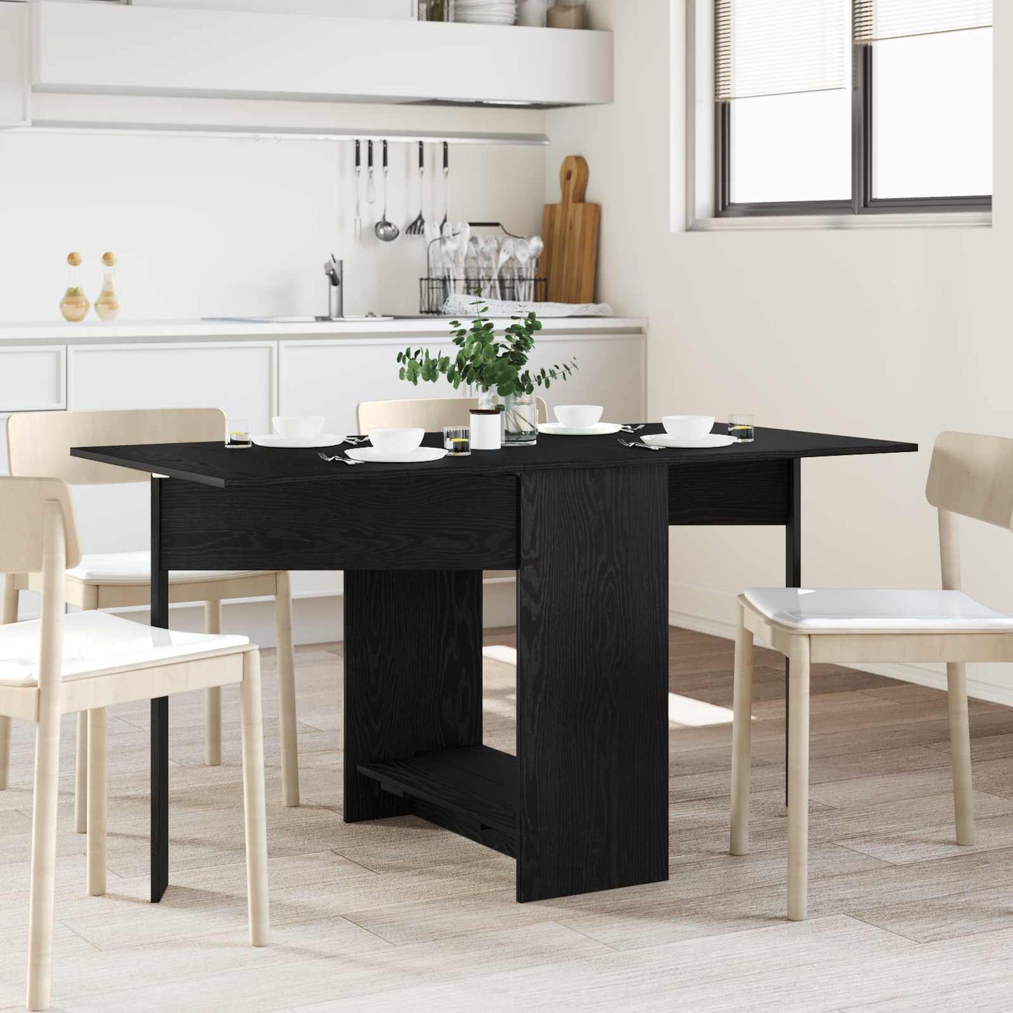 vidaXL Τραπέζι φαγητού 138 x 70 x 73,5 εκ Επεξεργασμένο Ξύλο
