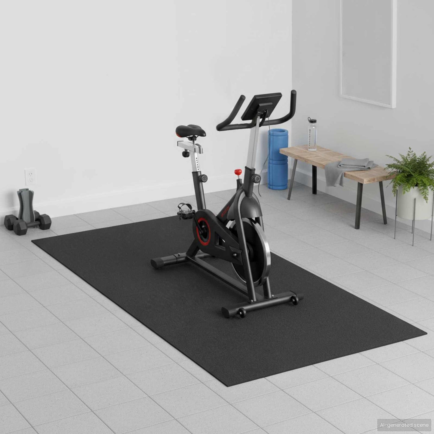 vidaXL Ματ Προστασίας Αθλητισμού Μαύρο 150 x 75 x 0,6 εκ