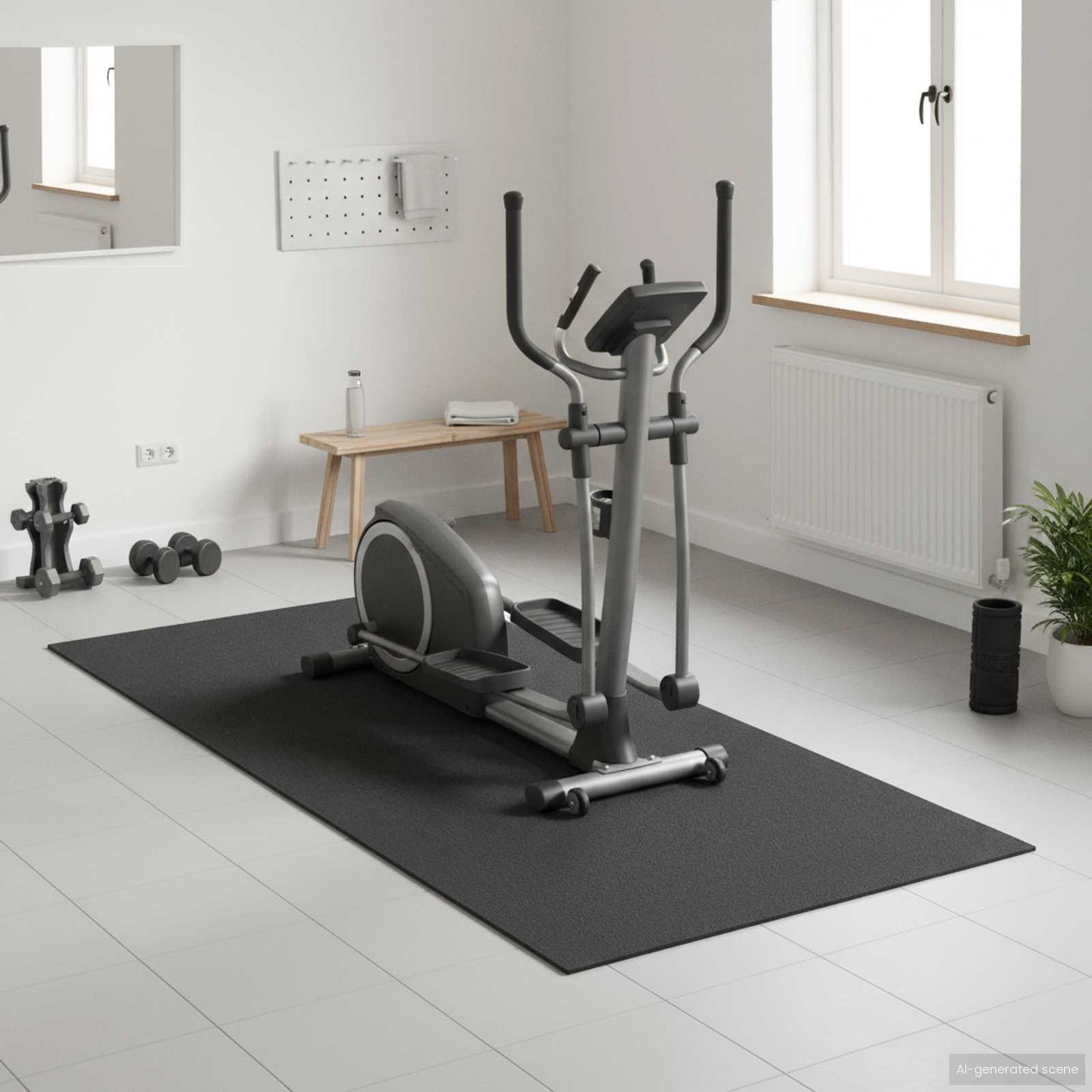 vidaXL Ματ Προστασίας Αθλητισμού Μαύρο 180 x 75 x 0,6 εκ