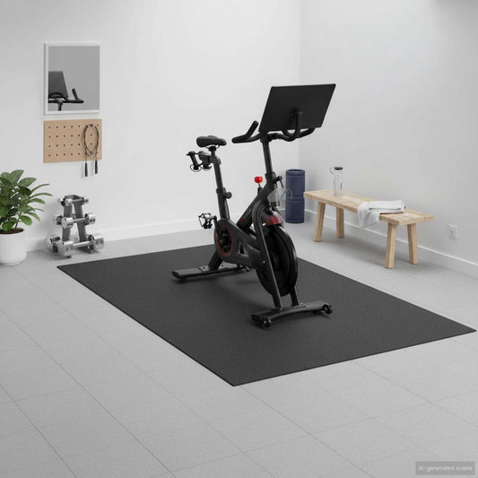 vidaXL Ματ Προστασίας Αθλητισμού Μαύρο 243 x 152 x 0,6 εκ PVC