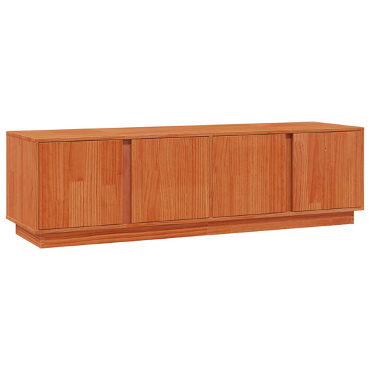 vidaXL Ντουλάπι TV Κερωμένο Καφέ 140 x 40 x 40 εκ Στερεό πεύκο