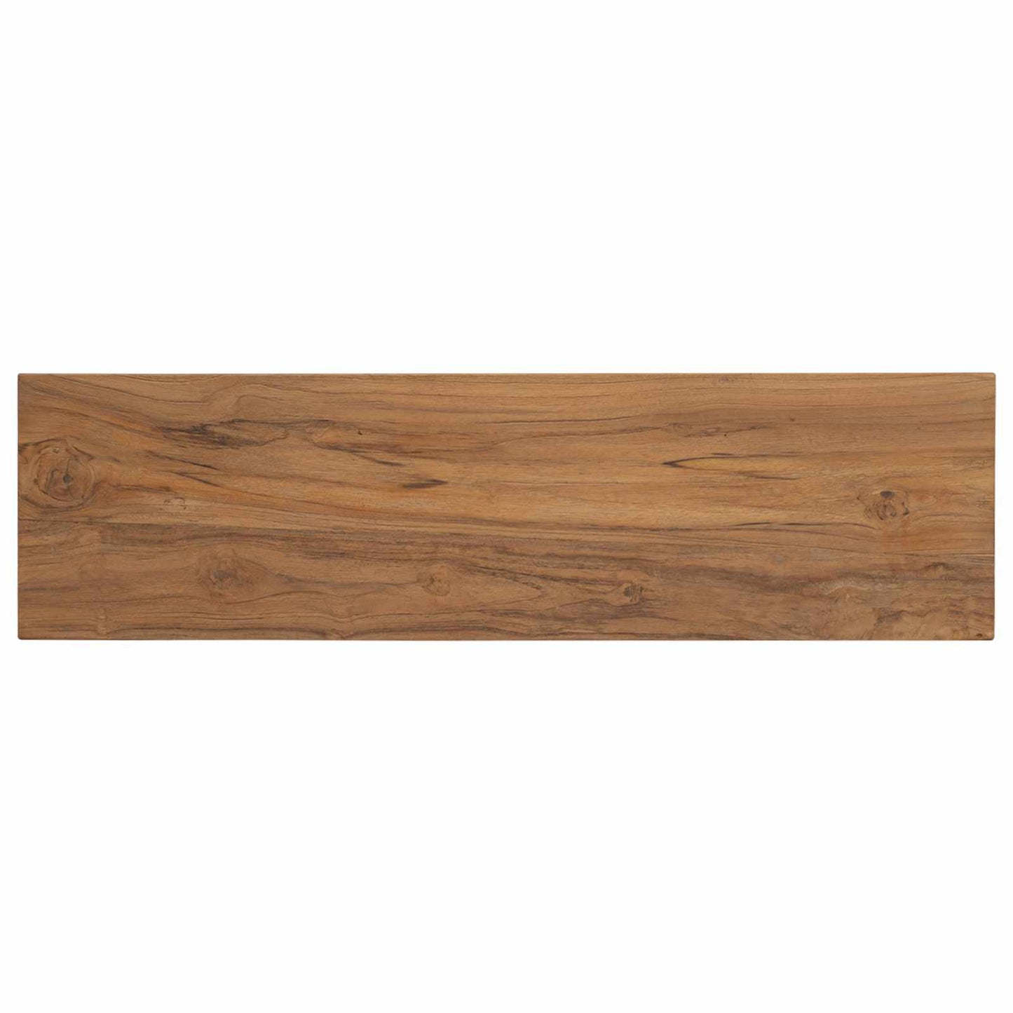 vidaXL Τραπέζι κονσόλας Φυσικό 110 x 30 x 80 εκ Στερεό Ξύλο Τίκ