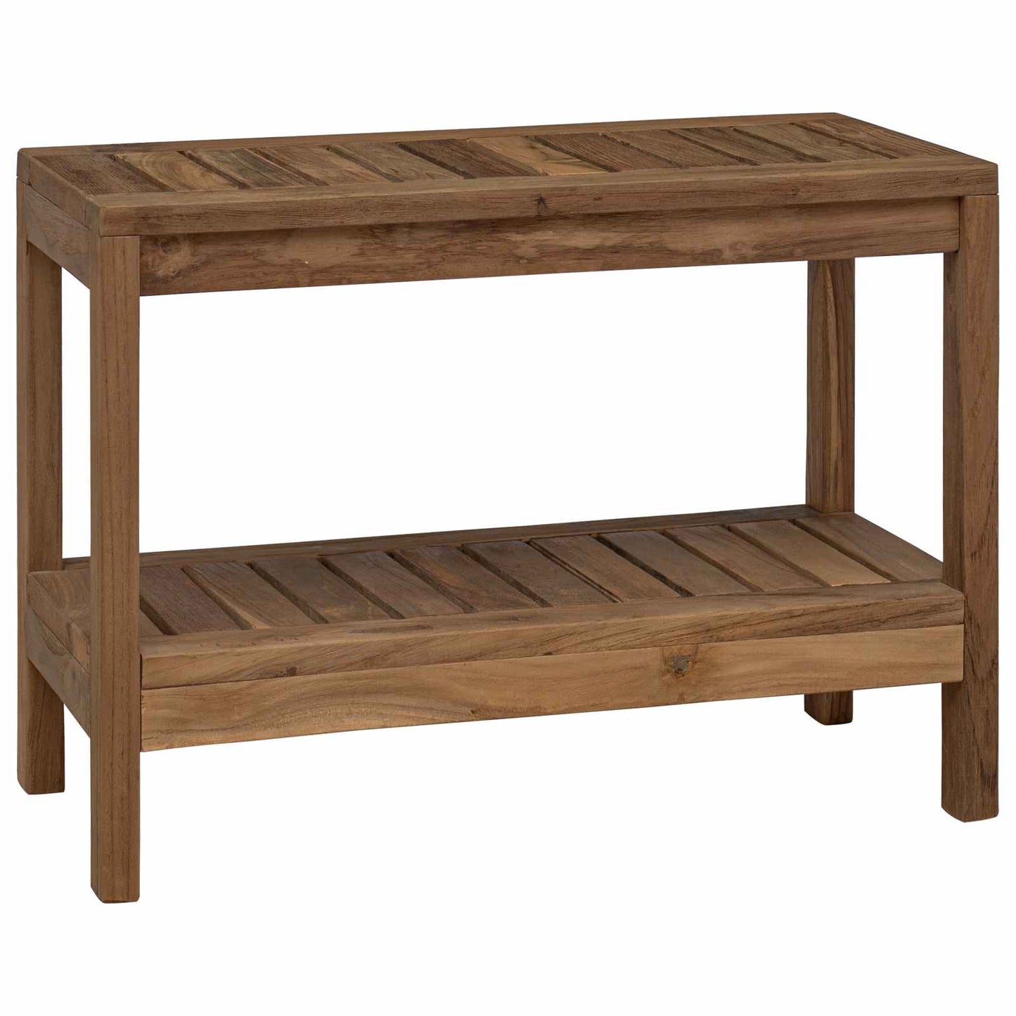 vidaXL Τραπέζι Πλευρικής Μπανιέρας Φυσικό 60 x 30 x 45 cm