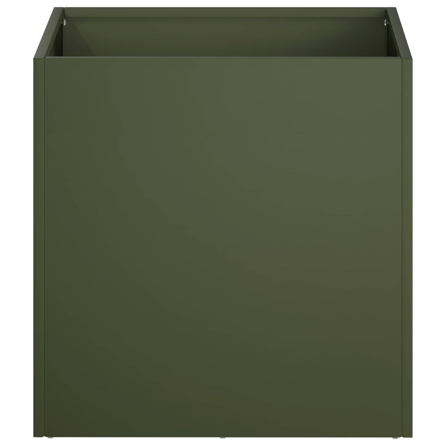 vidaXL Γλάστρα Κήπου Λαδί 35 x 35 x 35 cm Ψυχρής έλασης χάλυβας