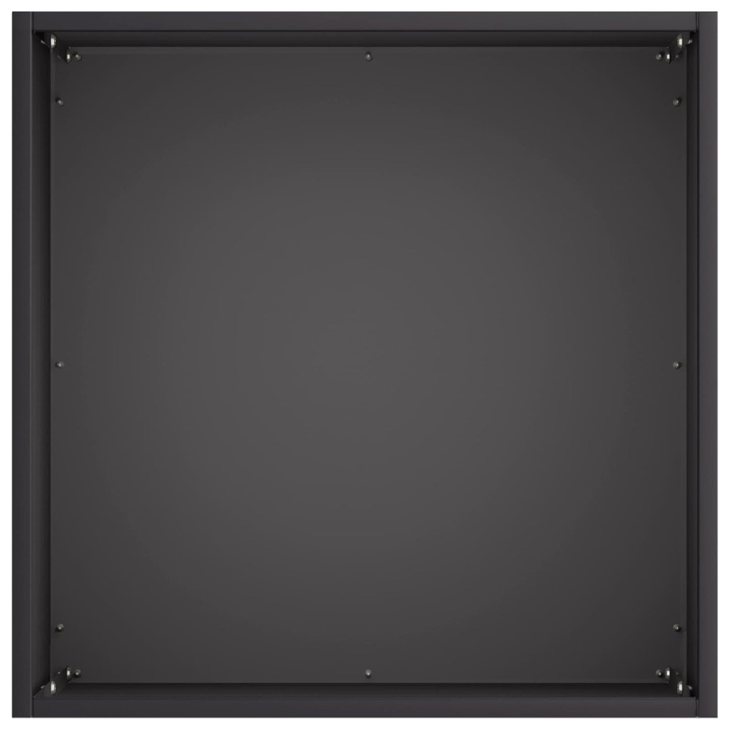 vidaXL Γλάστρα Κήπου 2 τμχ. Μαύρο 45 x 45 x 45 cm