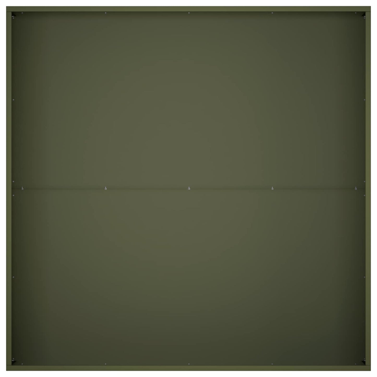 vidaXL Γλάστρα Κήπου Λαδί 80 x 80 x 20 cm Ψυχρής έλασης χάλυβας