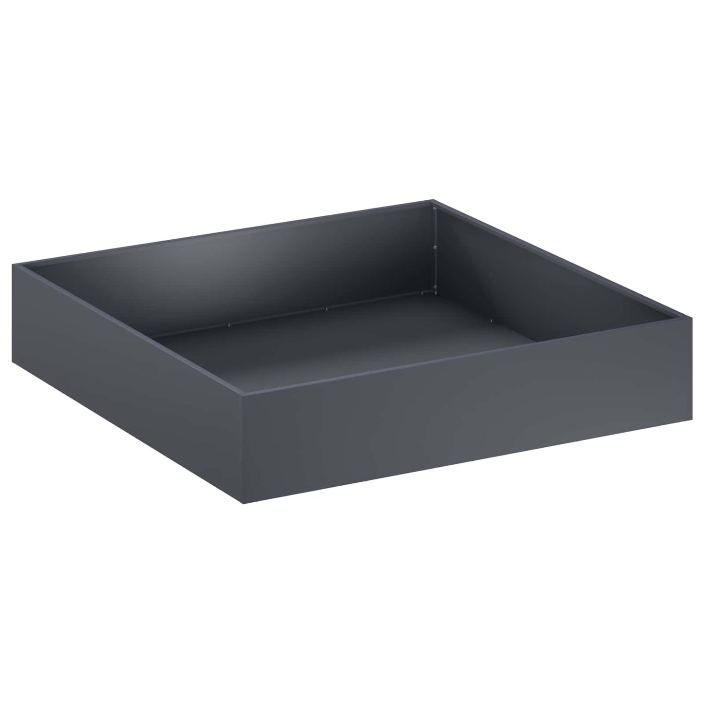 vidaXL Γλάστρα Κήπου Ανθρακί 100 x 100 x 20 cm Ψυχρής έλασης χάλυβας