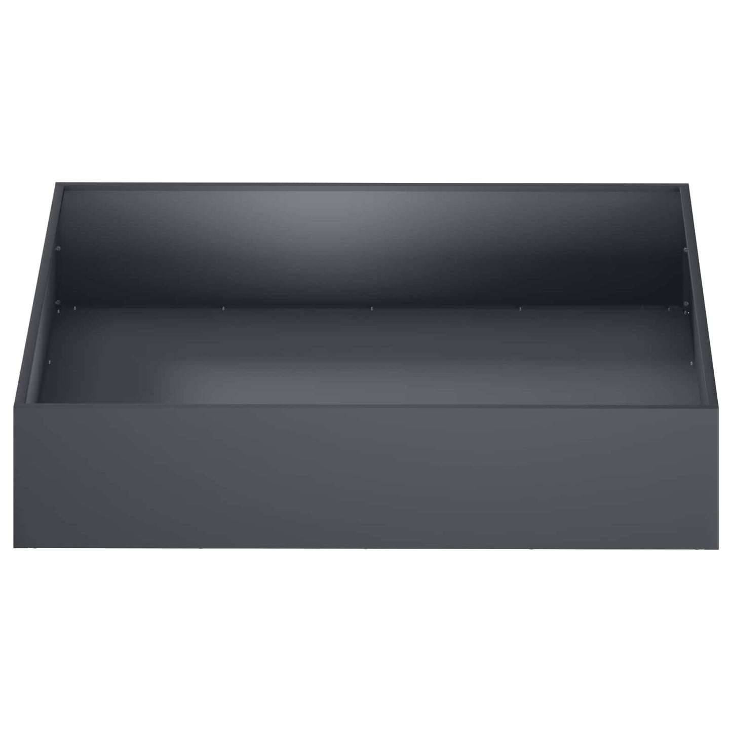 vidaXL Γλάστρα Κήπου Ανθρακί 100 x 100 x 20 cm Ψυχρής έλασης χάλυβας