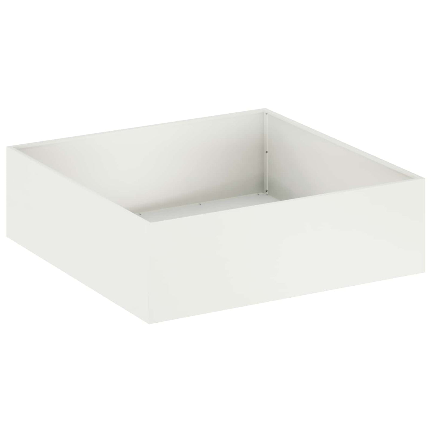 vidaXL Γλάστρα Κήπου 2 τμχ. Λευκό 80 x 80 x 30 cm