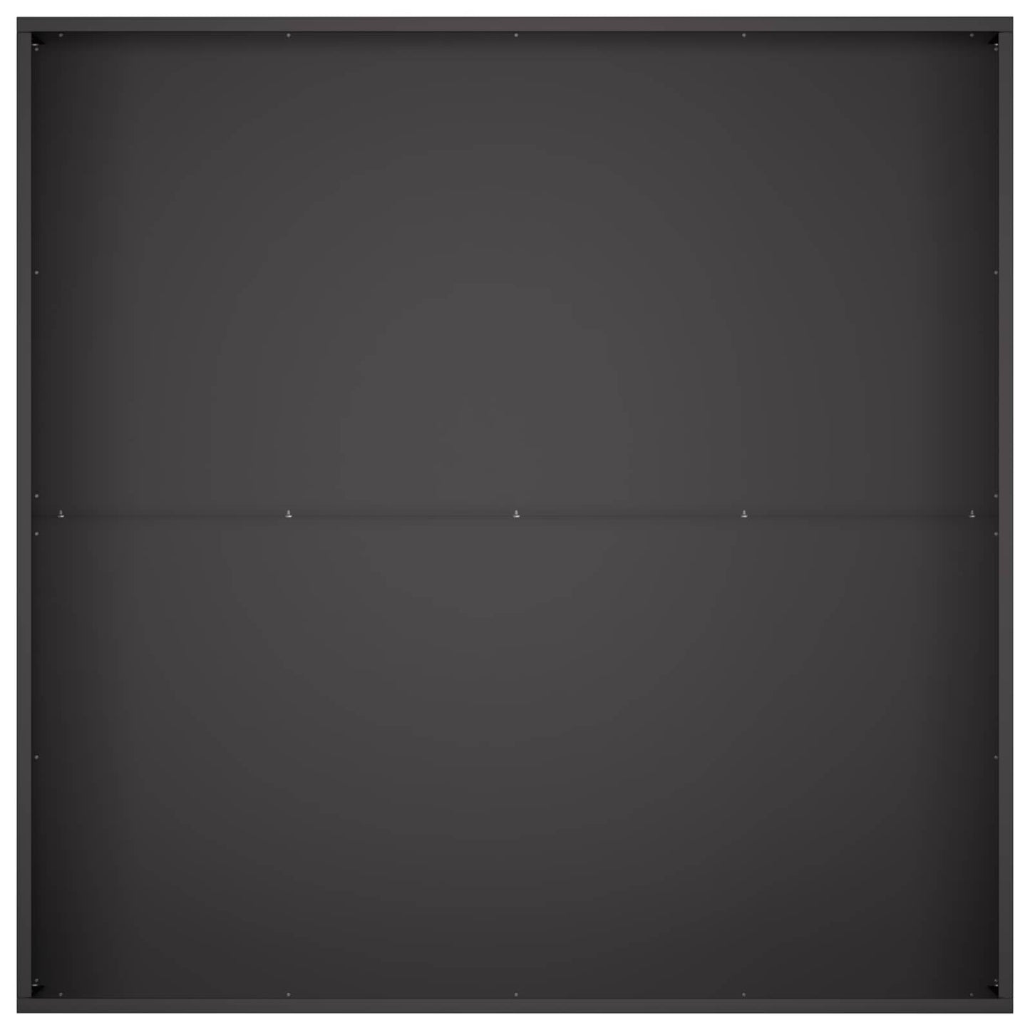 vidaXL Γλάστρα Κήπου 2 τμχ. Μαύρο 100 x 100 x 30 cm