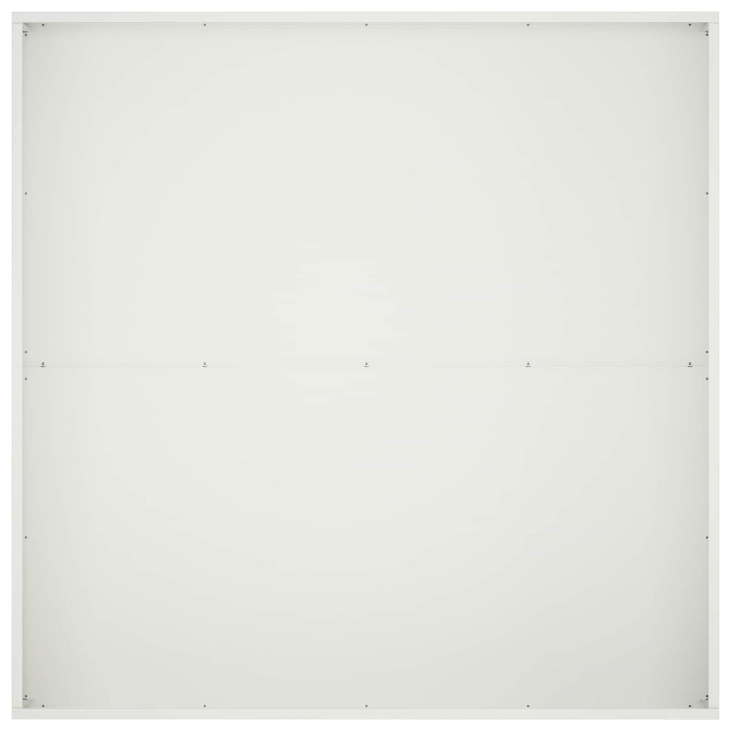 vidaXL Γλάστρα Κήπου Λευκό 100 x 100 x 30 cm Ψυχρής έλασης χάλυβας