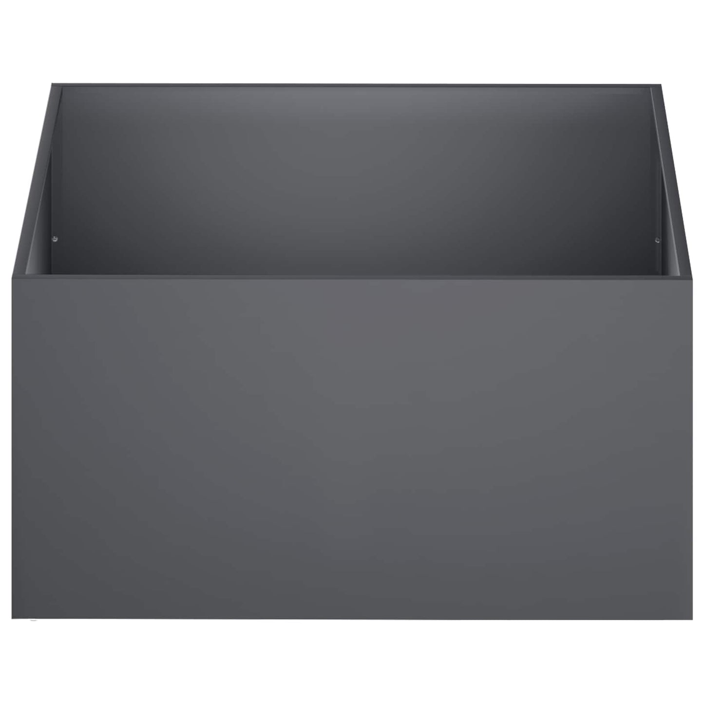 vidaXL Γλάστρα Κήπου Ανθρακί 60 x 60 x 40 cm Ψυχρής έλασης χάλυβας