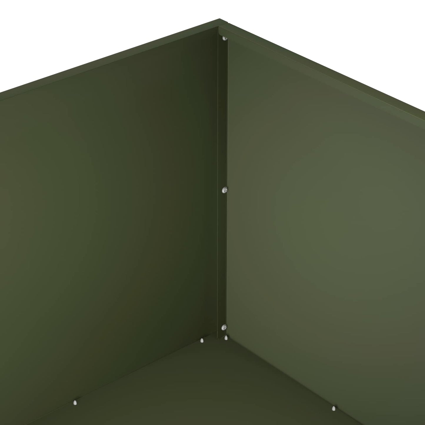 vidaXL Γλάστρα Κήπου Λαδί 60 x 60 x 40 cm Ψυχρής έλασης χάλυβας