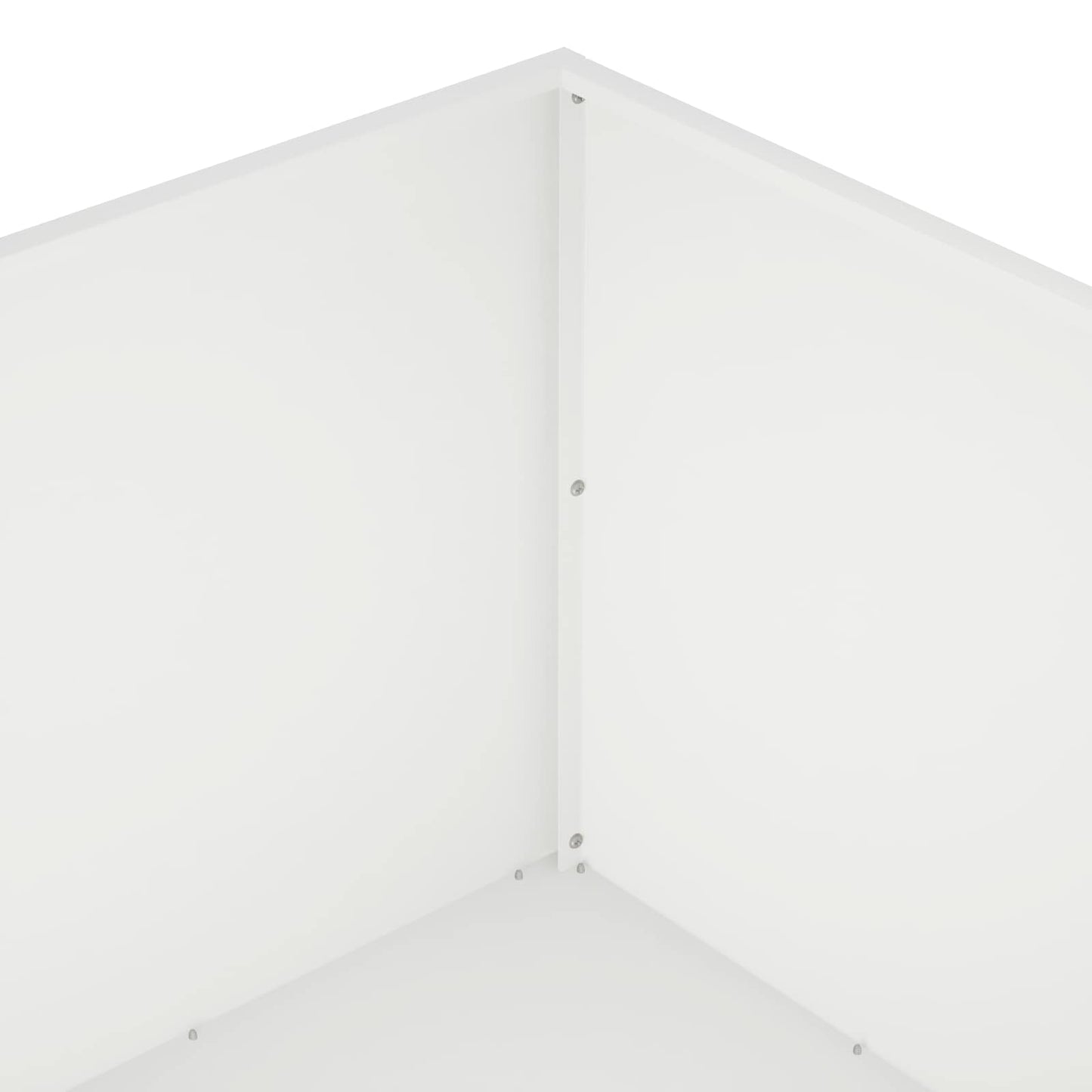 vidaXL Γλάστρα Κήπου Λευκό 80 x 80 x 40 cm Ψυχρής έλασης χάλυβας