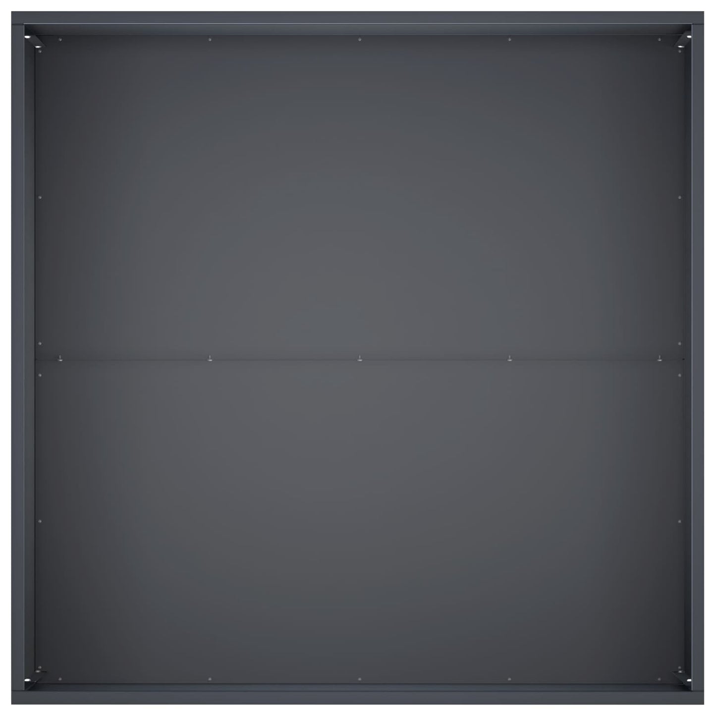 vidaXL Γλάστρα Κήπου Ανθρακί 80 x 80 x 40 cm Ψυχρής έλασης χάλυβας