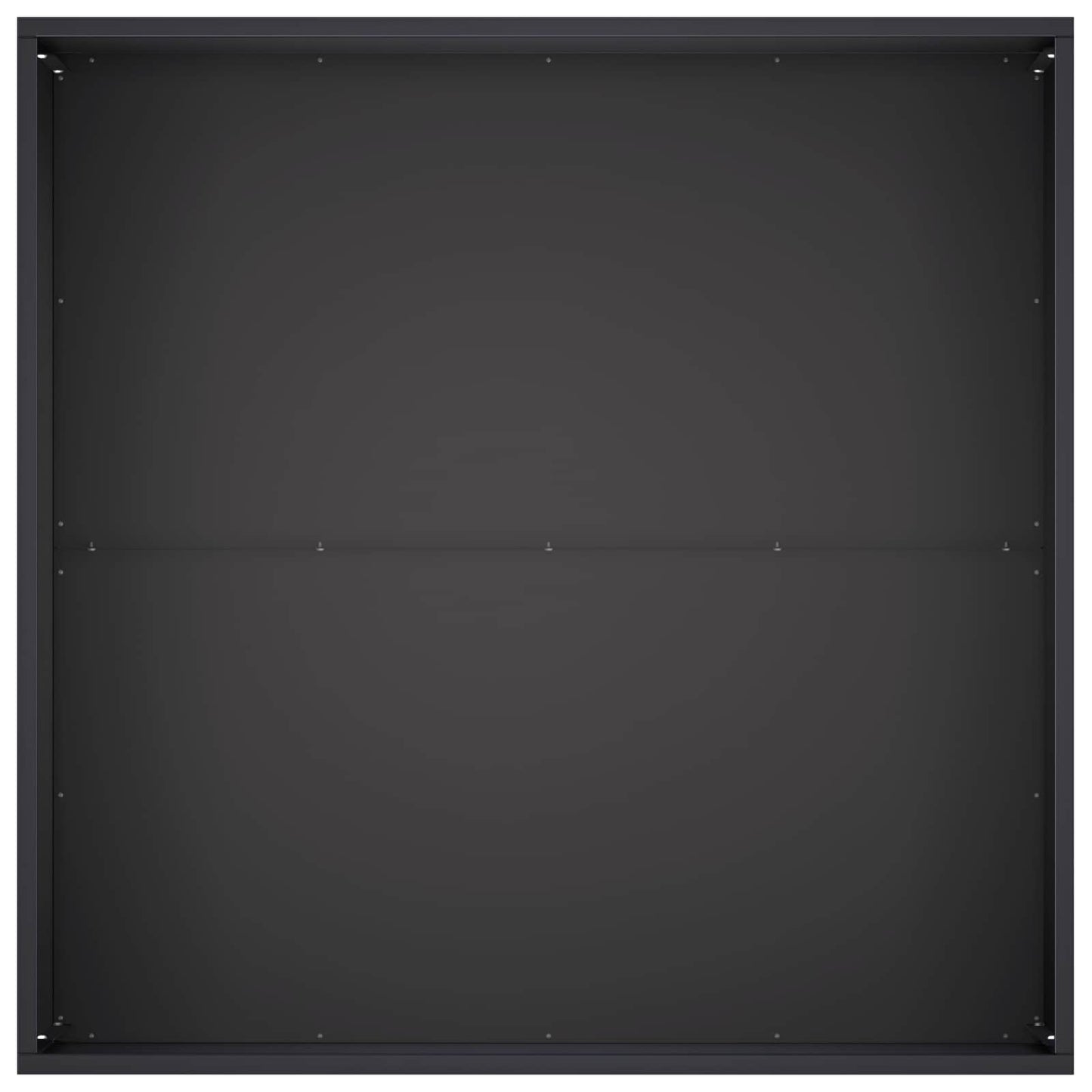 vidaXL Γλάστρα Κήπου 2 τμχ. Μαύρο 100 x 100 x 40 cm