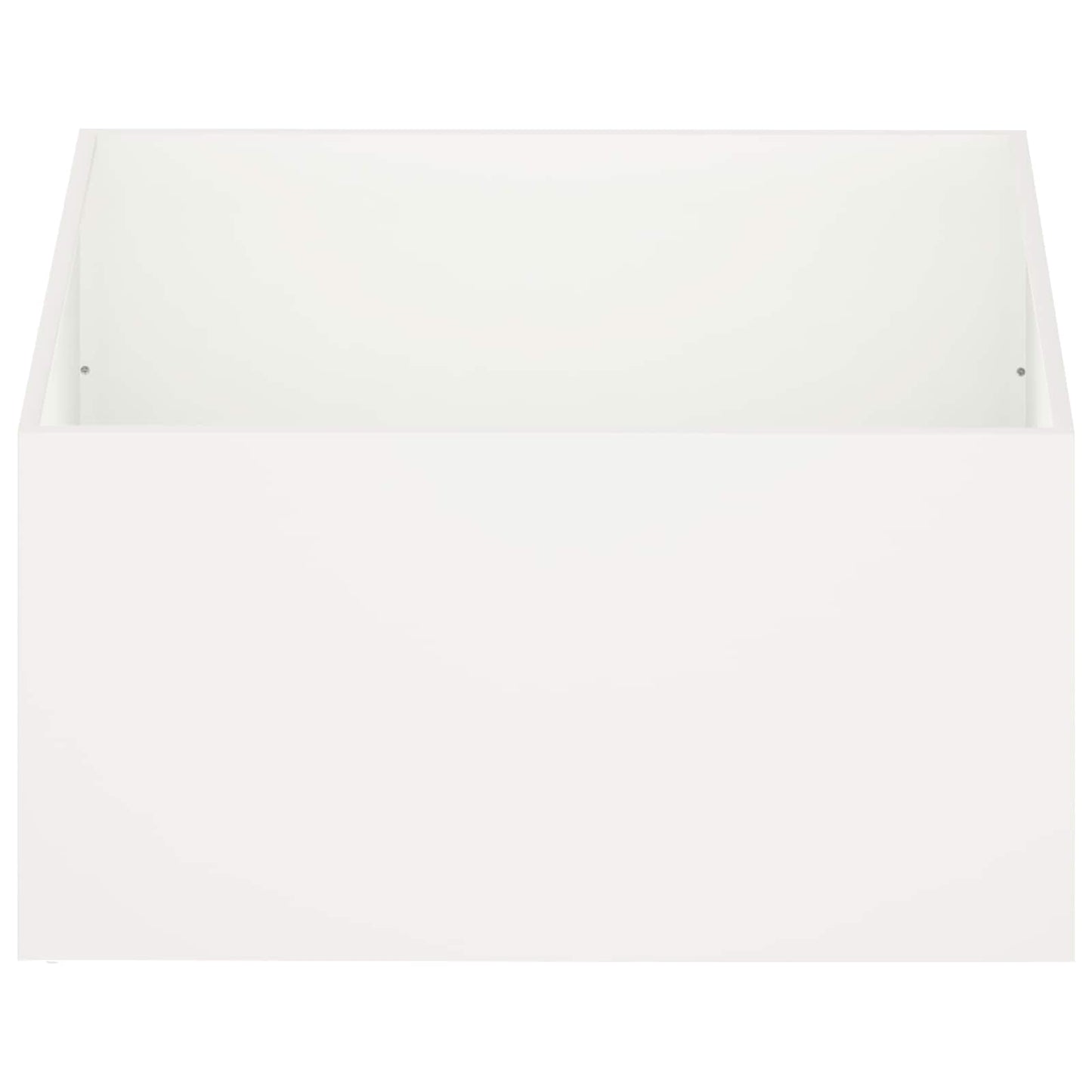 vidaXL Γλάστρα Κήπου 2 τμχ. Λευκό 100 x 100 x 40 cm