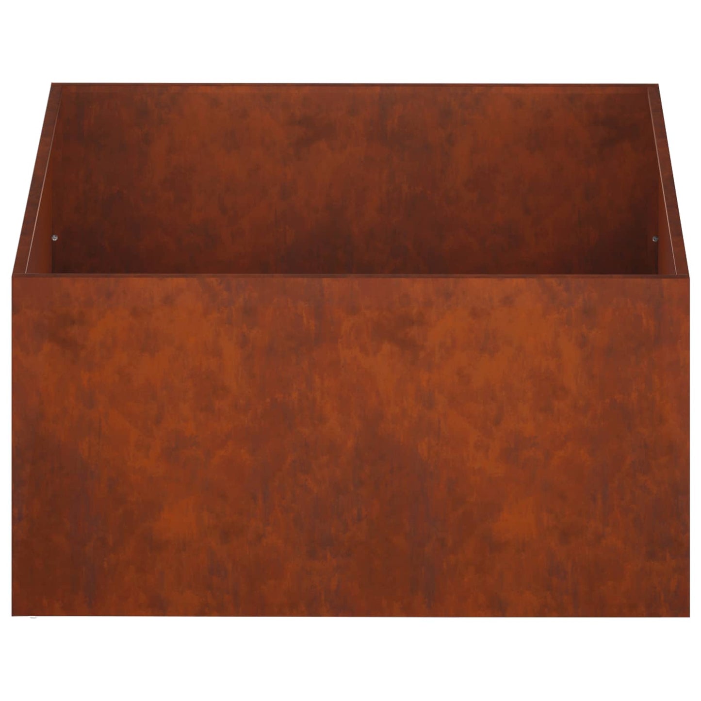 vidaXL Γλάστρα Κήπου 2 τμχ. Σκ rusty 100 x 100 x 40 cm