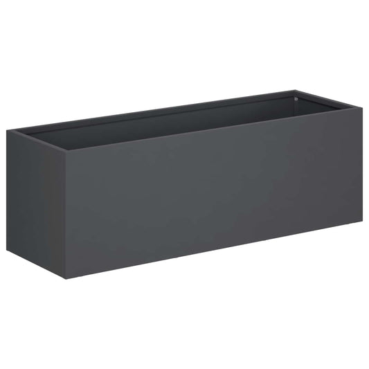 vidaXL Γλάστρα Κήπου Ανθρακί 60 x 20 x 20 εκ. Ψυχρής έλασης χάλυβας