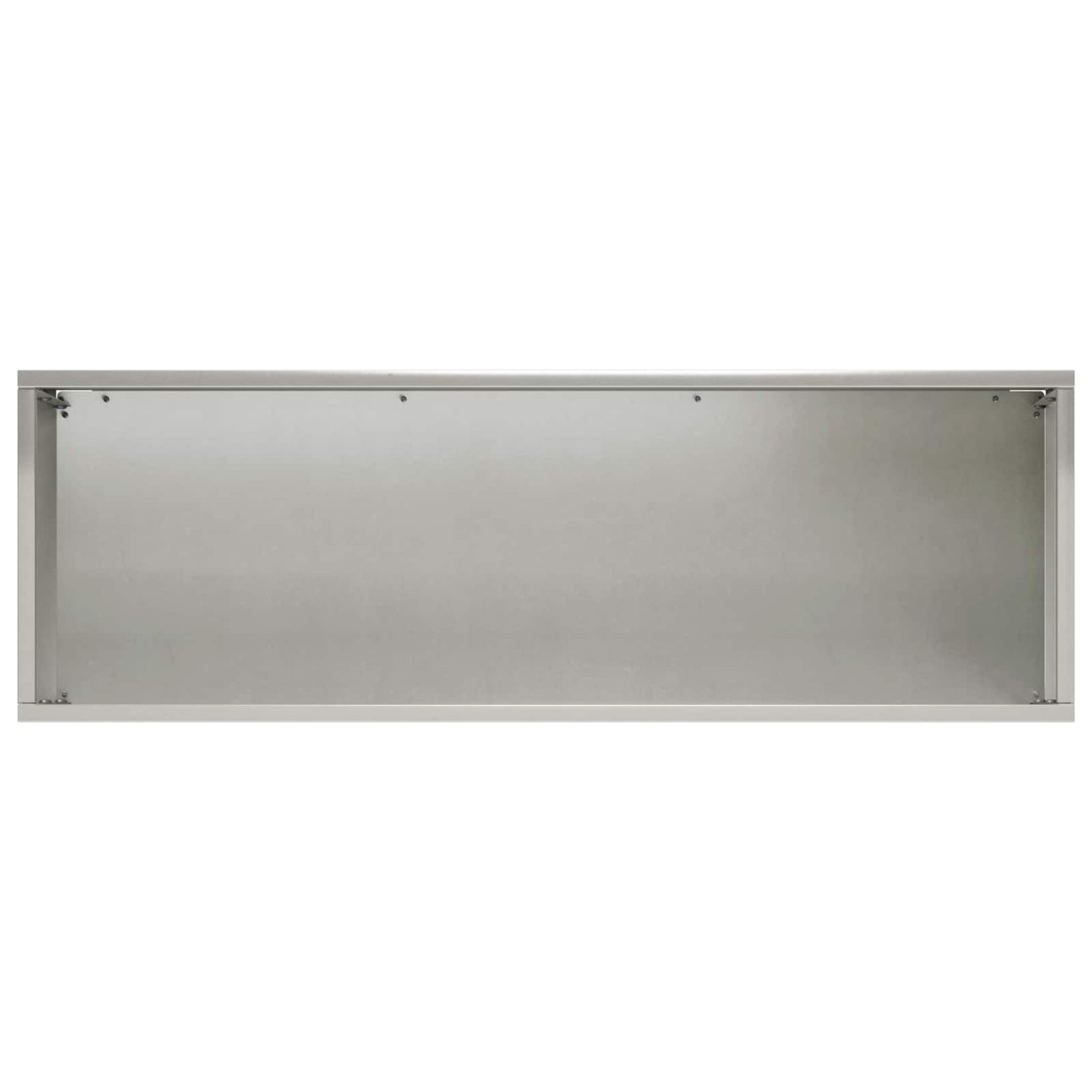 vidaXL Γλάστρα Κήπου 2 τμχ. Ασημί 60 x 20 x 20 εκ. Ανοξείδωτο Ατσάλι