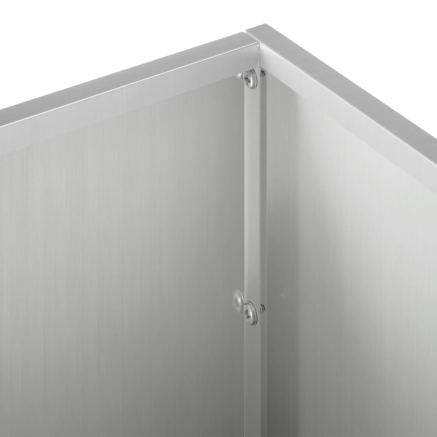 vidaXL Γλάστρα Κήπου Ασημί 100 x 20 x 20 εκ. Γαλβανισμένος Χάλυβας