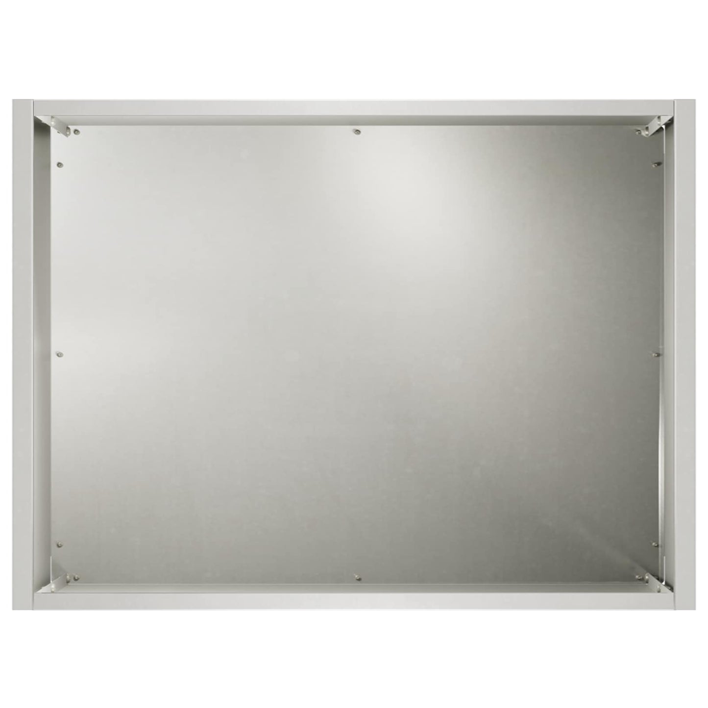 vidaXL Γλάστρα Κήπου Ασημί 40 x 30 x 30 εκ Ανοξείδωτο Ατσάλι
