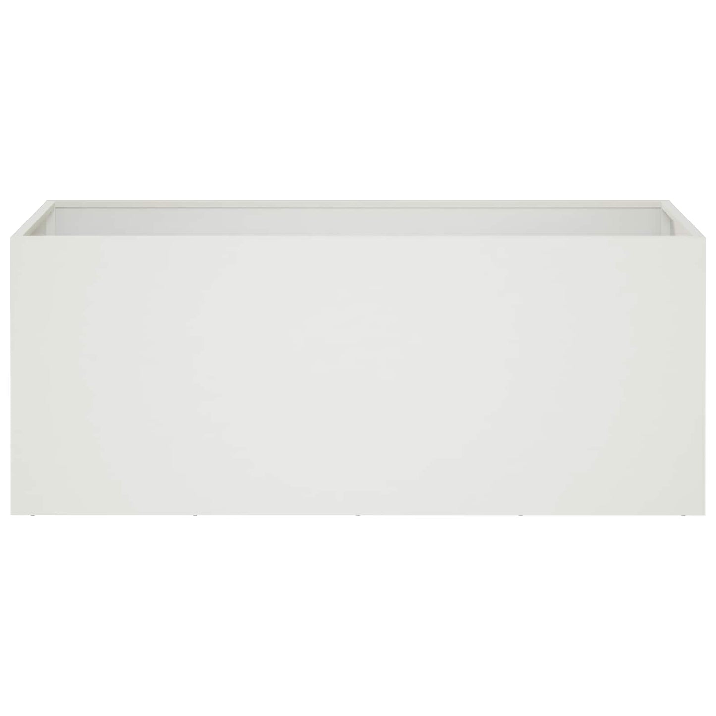 vidaXL Γλάστρα Κήπου 2 τμχ. Λευκό 80 x 40 x 40 cm