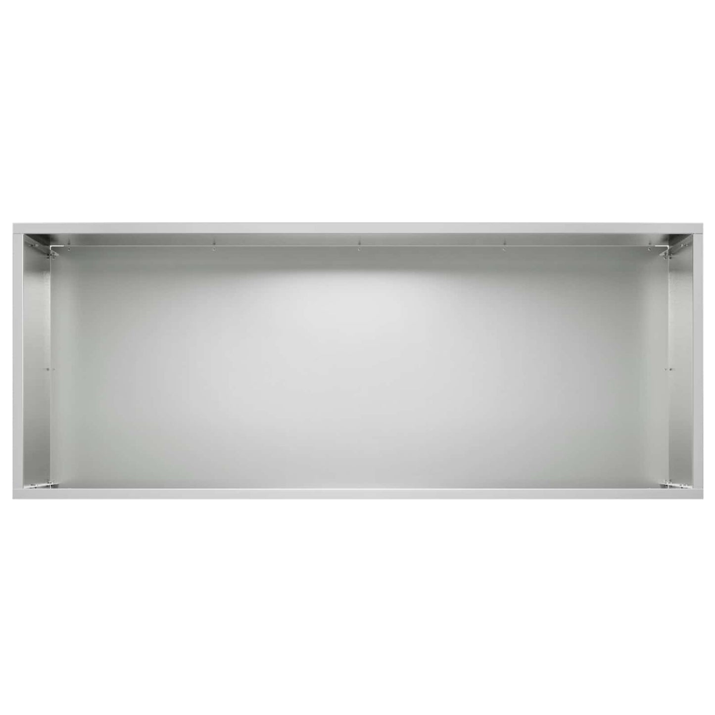vidaXL Γλάστρα Κήπου Ασημί 80 x 40 x 40 cm Γαλβανισμένος Χάλυβας