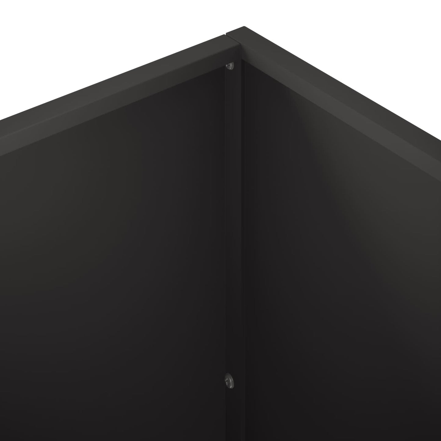 vidaXL Γλάστρα Κήπου 2 τμχ. Μαύρο 80 x 50 x 50 εκ