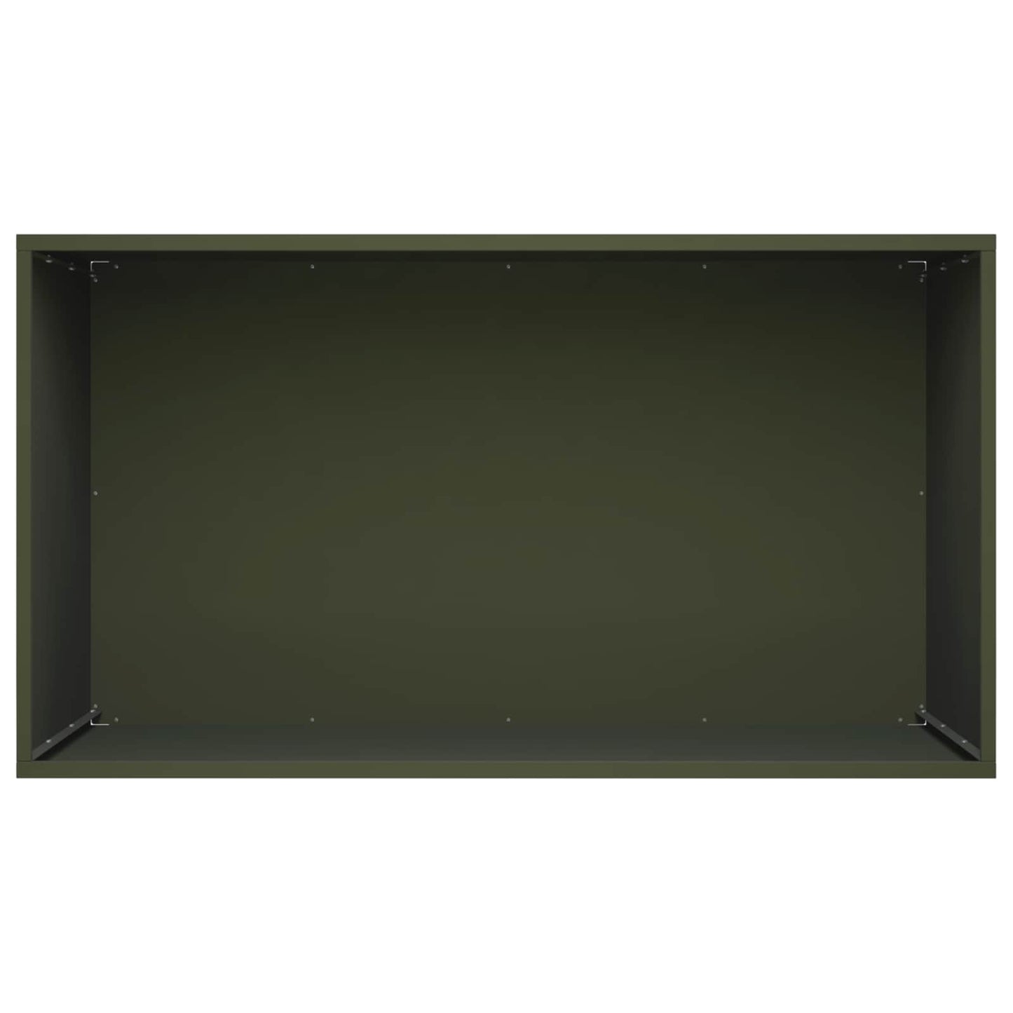vidaXL Γλάστρα Κήπου 2 τμχ. Λαδί 80 x 50 x 50 εκ Ψυχρής έλασης χάλυβας