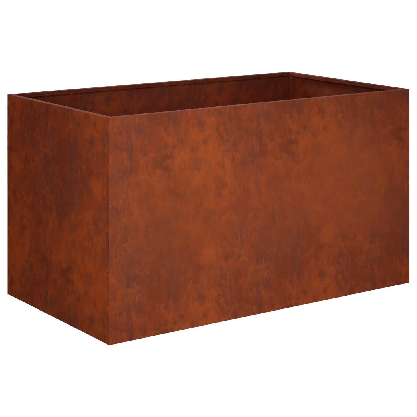 vidaXL Γλάστρα Κήπου 2 τμχ. Σκ rusty 80 x 50 x 50 εκ