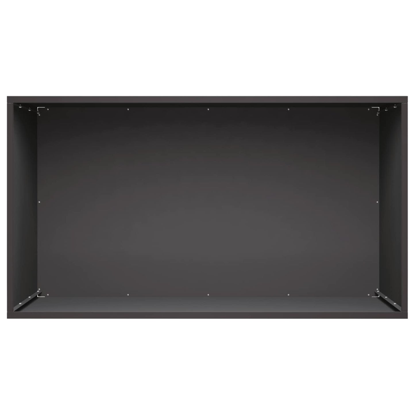 vidaXL Γλάστρα Κήπου 2 τμχ. Μαύρο 100 x 50 x 50 cm