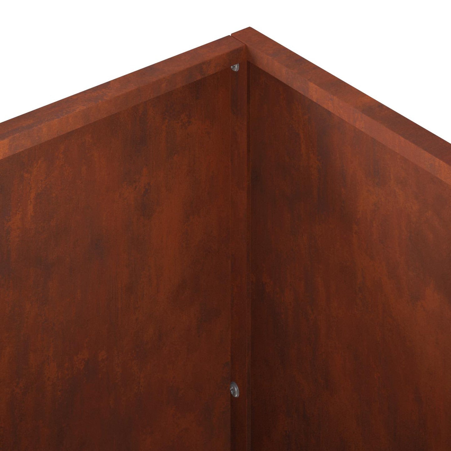 vidaXL Γλάστρα Κήπου Σκ rusty 100 x 50 x 50 cm